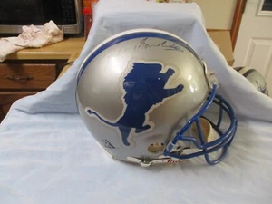 CASCO DE FUTBOL TAMAÑO COMPLETO AUTOGRAFIADO POR BARRY SANDERS - Imagen 1 de 6