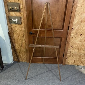 Vintage Folding Tripod Art Easel Wooden Art Display Stand - Picture 1 of 7