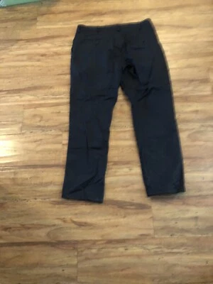 IZOD Men's Advantage Chino Flat Front Straight-Fit, Legacy Black. 32x30 Stretch - Image 1 of 4