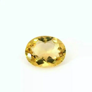 2.26  CARATS NATURAL HELIODER YELLOW BERYL 10X8   OVAL CUT LOOSE GEM - Picture 1 of 4