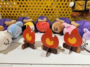 BTS BT21 Camp fire tent doll Korea KOYA TATA SOOKY COOKY CHIMMY RJ MANG - Picture 1 of 15