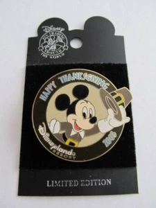 Happy Thanksgiving 2003 Pilgrim Mickey LE750 Disney Pin - Picture 1 of 4
