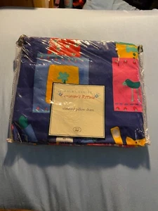 Laura Ashley Kinderzimmer Standard Sham blau rot rosa - Bild 1 von 2