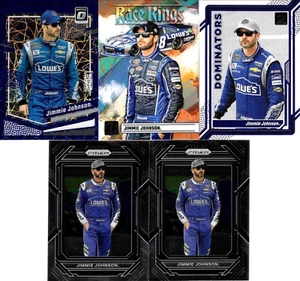 Jimmie Johnson 5 Card Lot!Nascar Panini Donruss Base and Parallels Free Shipping - Picture 1 of 11