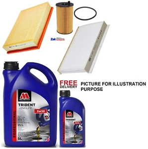 FOR RANGE ROVER SPORT 2.7 05-09 OIL AIR CABIN FILTERS ENGINE OIL SERVICE KIT - Picture 1 of 1