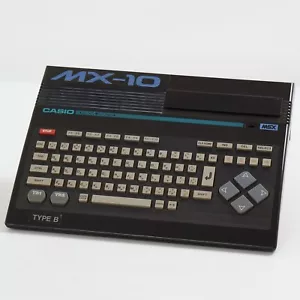 MSX MX-10 BK CASIO Personal Computer Tested JAPAN Game System only 3050747 - Picture 1 of 9
