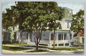 1910 Petoskey, Mich - Petoskey Hospital Emmet Street - (Moyer Hotel) MI Postcard - Imagen 1 de 3