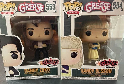 Funko Pop Vinyl Movies Film Musical Grease Of Sandy Olson & Danny Zuko 553 - 554 Cover