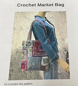 Queensland Cairns hilo - Crochet MARKET BAG KIT - proyecto tote - nuevo - Imagen 1 de 5