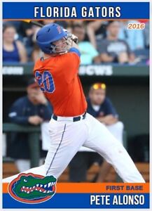 2016 Pete Alonso College Rookie Card Florida Gators New York Mets Slugger