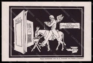 Artista Christiani Mateo Pegaso Hombre De Ocasionalidad Poeta postal VK7661 - Imagen 1 de 2