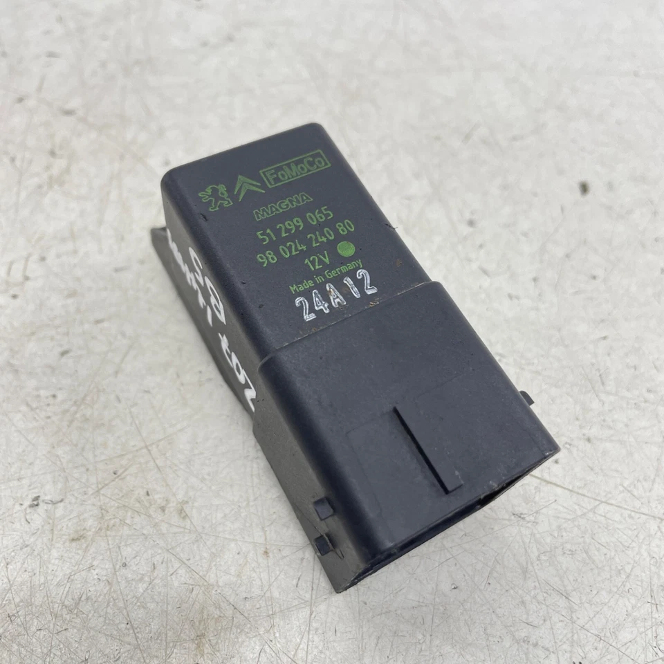 PEUGEOT 207 RELÉ PLUGUE DE INCANDESCÊNCIA 9802424080 1.4 HDI 8HR 09-14 - Imagem 1 de 4