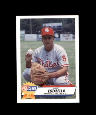 1993 FLEER PROCARDS MINOR LEAGUE MARTINSVILLE PHILLIES #3476 ROBERT ESTALELLA - Image 1 of 2