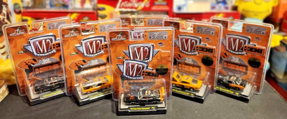 (6) RARE LIMITED PRODUCTION 5,000 PIECES M2 MACHINE HEMI 426 SET MINT CONDITION! - Image 1 of 4