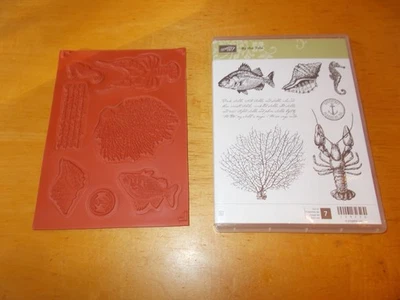 Stampin'Up! BY THE TIDE juego de sellos de montaje transparente NOS Foto 1 de 2