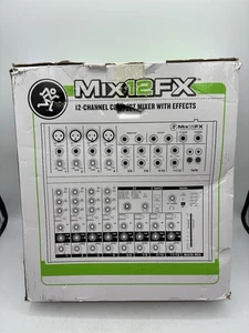 Mezclador compacto de estudio en vivo Mackie Mix12FX de 12 canales con efectos FX - Imagen 1 de 7