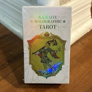 Neu im Karton Holografische Tarotkarten Kartendeck A.E. Waite in versiegelter Box - Bild 1 von 3