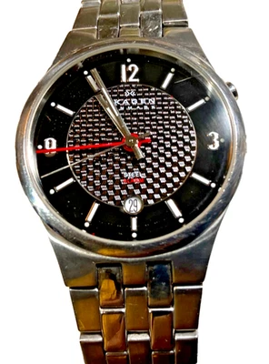 SKAGEN DENMARK MENS ALL SS 34mm WATCH 529LSXB Date New Battery Good Condition - Image 1 of 4