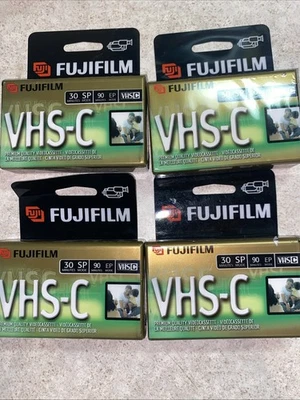 FujiFilm Pro VHS-C TC-30 премиум пустые ленты для видеокамер лот из 4 - Изображение 1 из 3