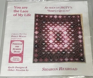 Patrón de edredón You Are the Lace of My Life de Sharon Rexroad - Tema romántico - Imagen 1 de 2