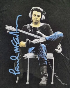 Paul McCartney T-Shirt 1970 NYC Recording RAM Herren Größe Medium schwarz Beatles - Bild 1 von 5