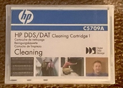 HP DDS/DAT Cleaning Cartridge I C5709A 9164-0341 Brand New Factory Sealed - Image 1 of 2