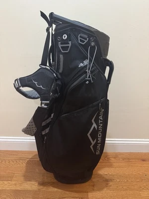 Bolsa de pie Sun Mountain 2025 4,5 LS 14-W Vlo - negra Foto 1 de 4