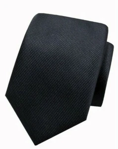 Wonder Nation Boy's Clip On Tie Black NEW 14 Inches Long - Picture 1 of 2