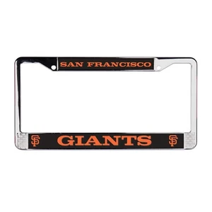 San Francisco Giants MLB 3D Polyurethane Domed Chrome License Plate Frame SUV - Picture 1 of 1