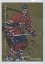 1999-00 ITG Be A Player Millennium Signature Series Gold Brian Savage #133 Auto