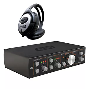 ESI Planet 22x Dante Audio-Interface Soundkarte + keepdrum Kopfhörer - Bild 1 von 6