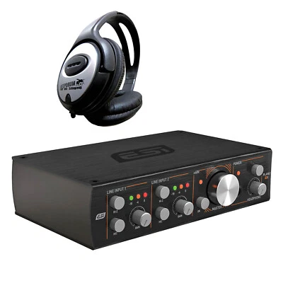 ESI Planet 22x Dante Audio-Interface Soundkarte + keepdrum Kopfhörer - Bild 1 von 4