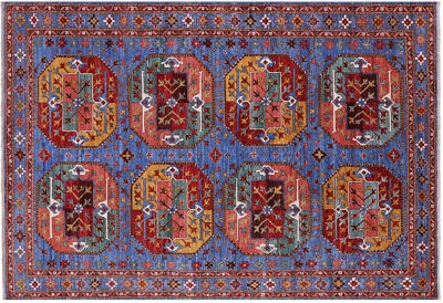 6' 1" X 9' 0" Bokhara Hand Knotted Wool Rug - Q10399 - Image 1 of 4