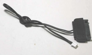 Cable plano ATX negro 12" (conector de alimentación SATA a PCB) 5 voltios de salida - Imagen 1 de 3