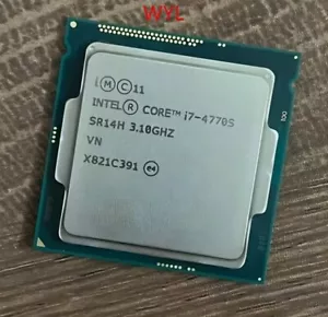 4Th Gen Intel Core i7-4770S LGA 1150 CPU Processor Haswell Quad-Core 3.1GHz 65W - Picture 1 of 2