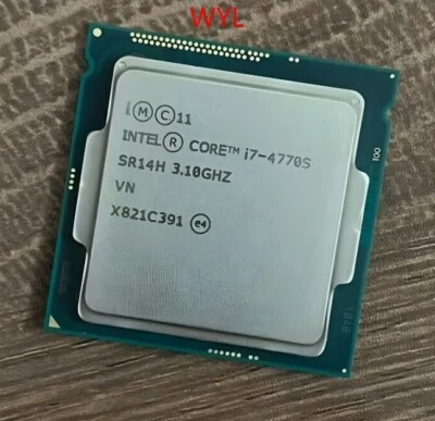 4Th Gen Intel Core i7-4770S LGA 1150 CPU Processor Haswell Quad-Core 3.1GHz 65W - Image 1 of 2