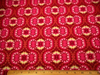 Tela Floral Por Media Yarda OFERTA Rosa Brillante Blanco Metálico Dorado Algodón Premium C Foto 1 de 2