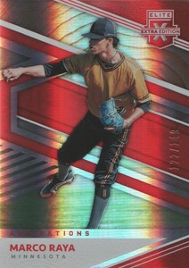 2020 Elite Extra Edition Baseball Aspirations Orange #135 Marco Raya /149