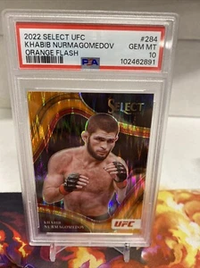 PSA 10 2022 Select UFC Octagonside Orange Flash Prizm Khabib Nurmagomedov #284 - Foto 1 di 4