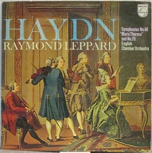 HAYDN Symphonies Nos. 48 (Maria Theresa) & 70 LP English Chamber Orch, R LEPPARD - Picture 1 of 1