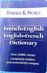 Barnes & Noble French English, English French Dictionary - Picture 1 of 11