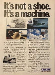 1991 LA Gear Catapult Athletic Sneaker PRINT AD Not Shoe Its A Machine VTG 1990s - Picture 1 of 5