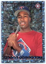 1995 Bowman Silver Foil Terrell Lowery Texas Rangers #260