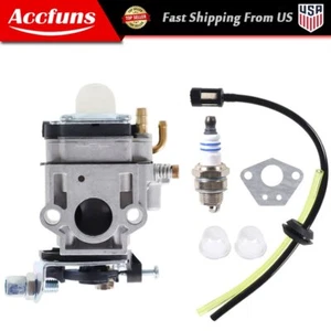 Carburetor For Gas 2Cycle 43cc Powermate PCV43 Tiller Motor Parts Fuel Line - Picture 1 of 7