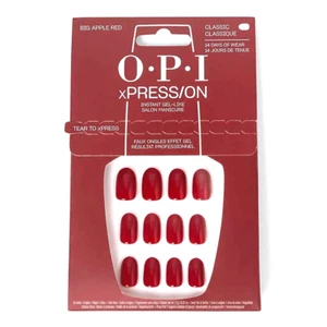 NUEVO O.P.I xPRESS/ON Gran Manzana Rojo Instantáneo Corto Largo Clásico Uñas Gel-Like - Imagen 1 de 5