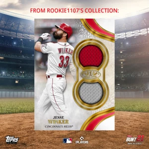 Topps BUNT Tier One 21 Dual Relic ~ Jesse Winker ~ Rare [ DIGITAL ] - Bild 1 von 1