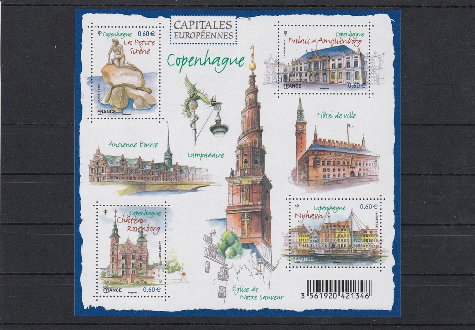 France 2012 European Capitals Copenhagen Bf New yt F4637 - Image 1 of 1