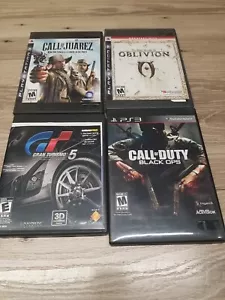 4 PS3 Game Bundle Playstation 3 Call of Duty Call of Juarez Elder Scrolls &More - Picture 1 of 7
