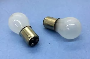 2X Sewing Light Bulb, Old-Style, 2-Pin, 6-8 volt, "Frosted" #6VF - Picture 1 of 1