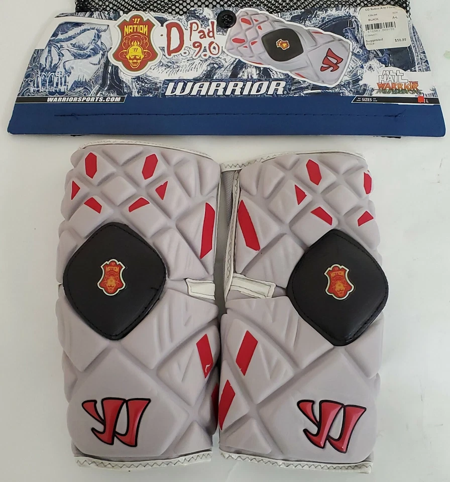 Warrior Elbow D Pad 9.0 Large Warrior Nation Series Lacrosse LCX Nadp9l